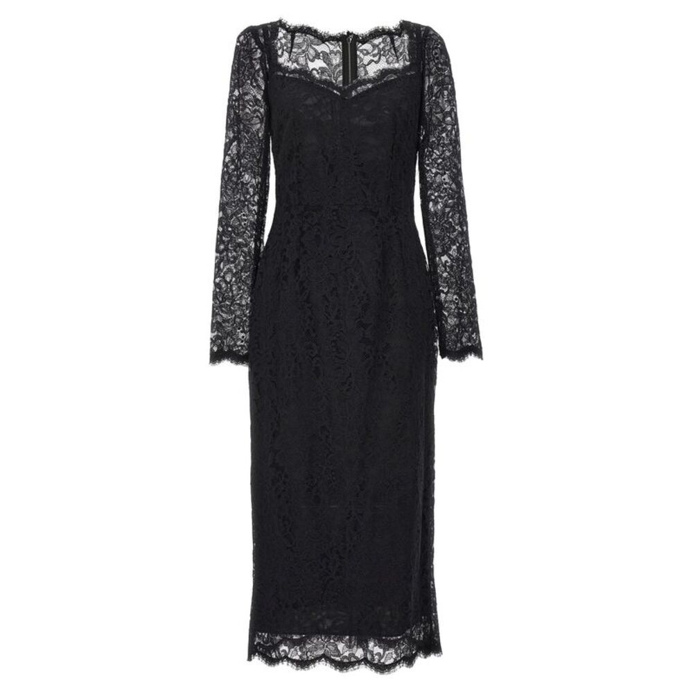 Dolce & Gabbana Black Polyamide Casual Women's Dress